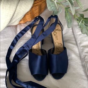 Navy Sam Edelman heels